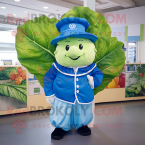 Blue Cabbage Leaf mascotte...