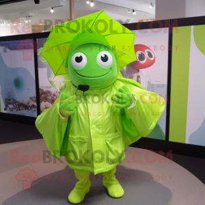 Lime Green Oyster maskot...