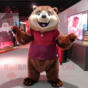 Maroon Beaver mascotte...