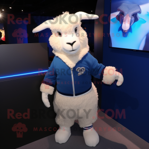 Navy Angora Goat mascotte...