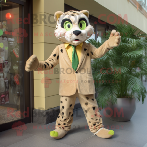 Olive Cheetah mascotte...