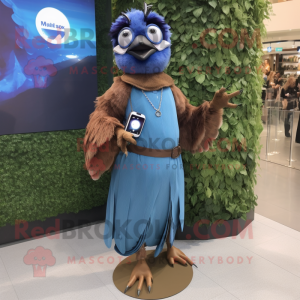 Brown Blue Jay mascotte...