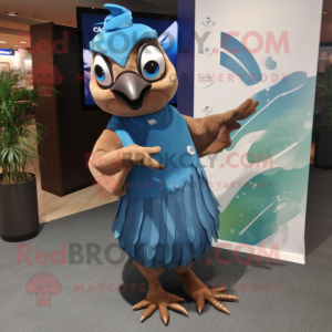 Brown Blue Jay mascotte...