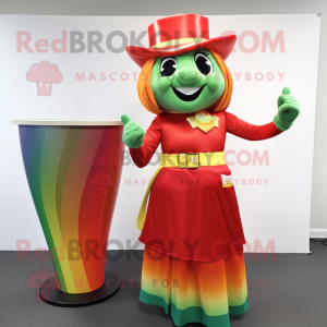 Red Pot Of Gold maskot...