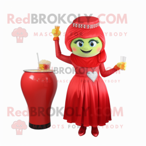 Red Pot Of Gold maskot...