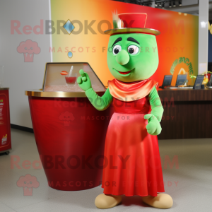 Postava maskota Red Pot Of...