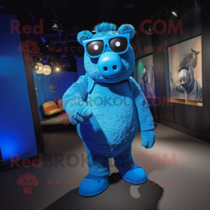 Blue Sow mascotte kostuum...