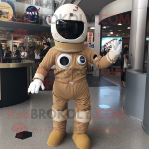 Solbrun astronaut maskot...