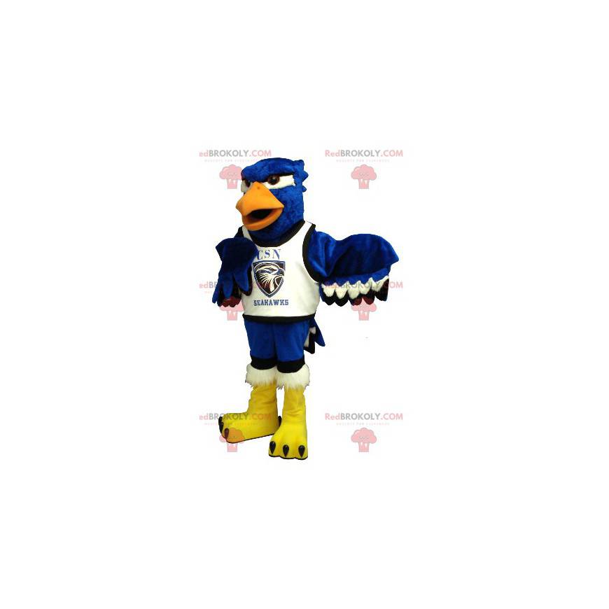 Černá a bílá modrá orel maskot - Redbrokoly.com Černá a bílá modrá orel maskot - Redbrokoly.com
