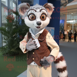  Lemur maskot kostume...