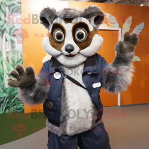  Lemur maskot kostume...