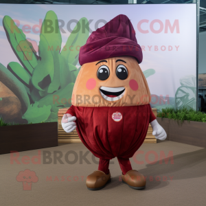 Maroon majroe maskot...