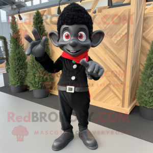 Black Elf maskot kostume...