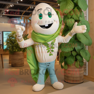 Cream Beanstalk maskot...