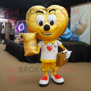 Gold Heart maskot...