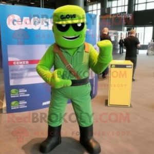 Limettengrüner Gi-Joe...