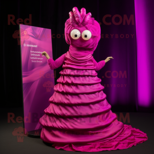 Magenta trilobiet mascotte...