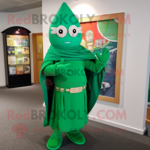 Green Irish Castle maskot...