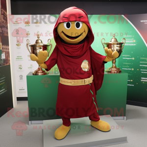 Maroon Pot Of Gold maskot...