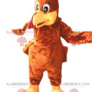 Turkey mascot and its beautiful brown plumage - Redbrokoly.com
