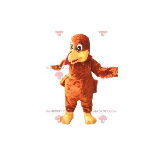 Turkey mascot and its beautiful brown plumage - Redbrokoly.com