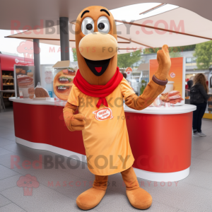 Tan Currywurst mascotte...
