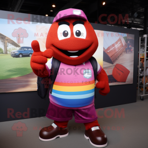 Maroon Rainbow mascotte...