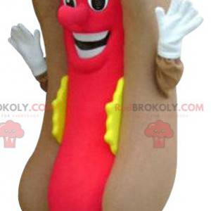 Super appetitliches Hot Dog Maskottchen - Redbrokoly.com