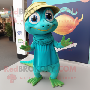 Teal Geckos mascotte...