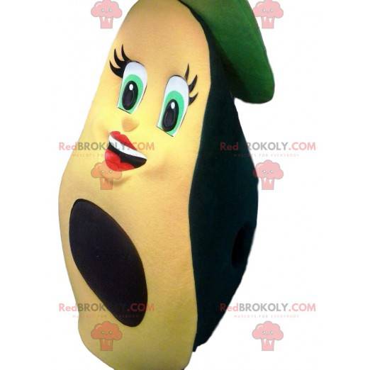 Mascotte d'avocate et son petit béret vert - Redbrokoly.com