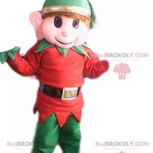 Childish elf mascot with his big ears - Redbrokoly.com