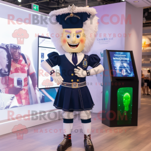 Navy Irish Dancer maskot...