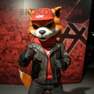 Red Fox maskot kostym...