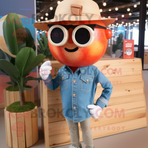 Rust Apple mascotte kostuum...