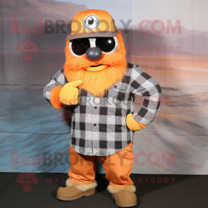 Orange Marine Recon maskot...