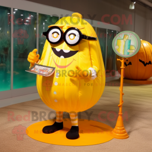 Yellow Pumpkin mascotte...