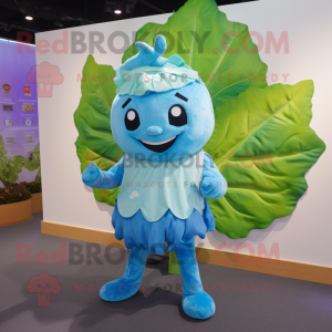 Sky Blue Cabbage Leaf...