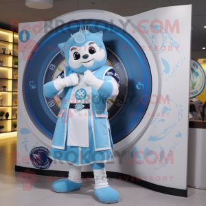 Postava maskota Sky Blue...