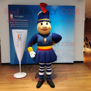 Navy Swiss Guard mascotte...