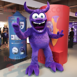 Purple Devil mascotte...