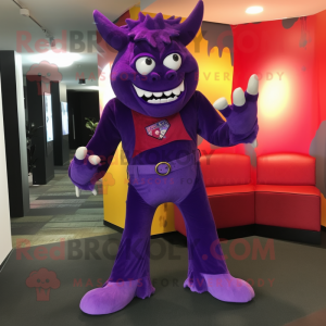 Purple Devil mascotte...