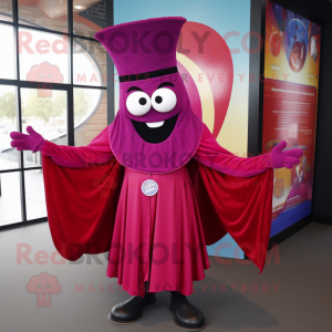 Magenta Ring Master maskot...