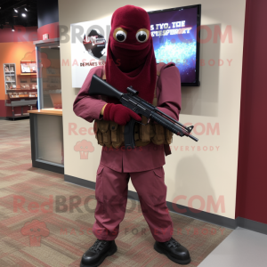 Maroon Sniper maskot...