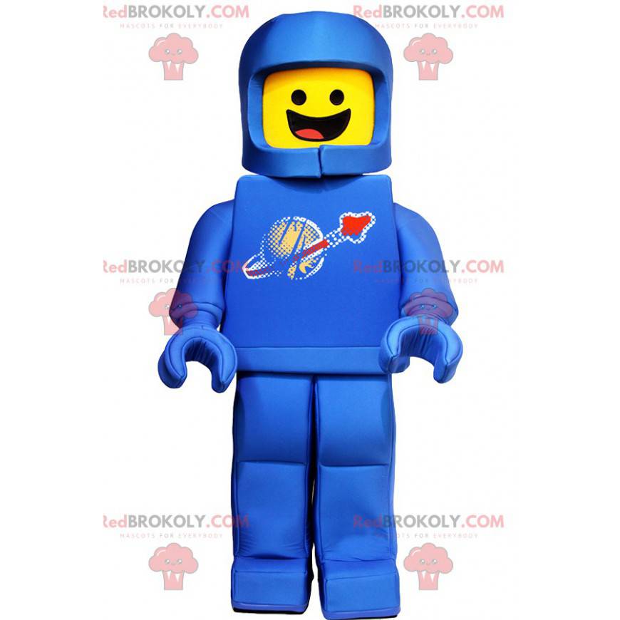 Mascotte di Playmobil con il suo vestito blu da astronauta -