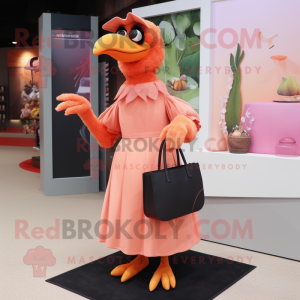 Peach Crow mascotte kostuum...