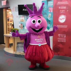 Magenta Queen mascotte...