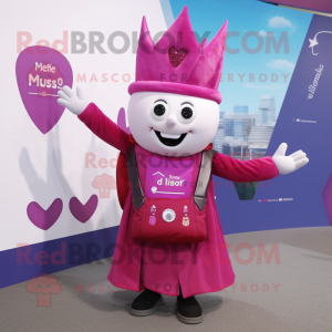 Magenta Queen mascotte...