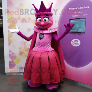 Magenta Queen maskot...