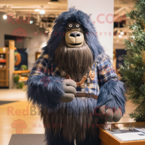 Navy Sasquatch mascotte...