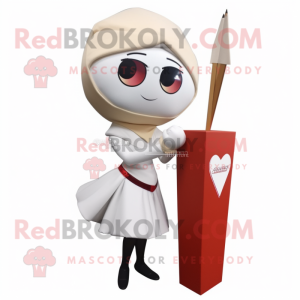 Cream Arrow Of Love maskot...